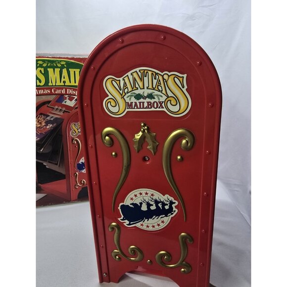 Vintage 1995 Noma Santa's Mail Box Christmas Cards Display 52 Cards In Motion - Picture 15 of 17